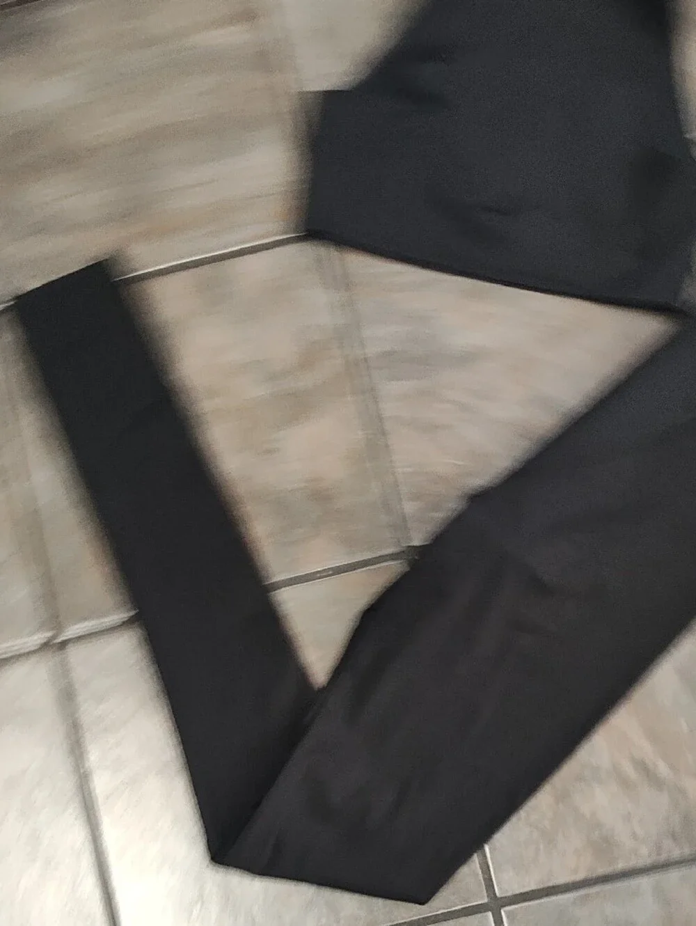 Fear of God Athletics Black Women Leggings And Top with Cream Labels